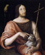 Jean Clouet Portrait of Francois I as St John the Baptist oil painting reproduction